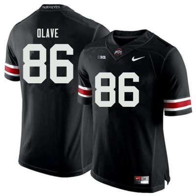 Men's Ohio State Buckeyes #86 Chris Olave Black Nike NCAA College Football Jersey Wholesale JHW0744JS